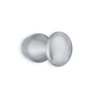 Smedbo B486 3/4 in. Round Knob in Brushed Chrome from the Design Collection